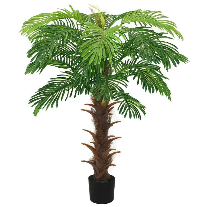 Load image into Gallery viewer, Vidaxl kunstplant met pot cycaspalm 140 cm groen