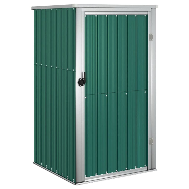 Load image into Gallery viewer, Vidaxl tuinschuur 88x89x161 cm gegalvaniseerd staal groen