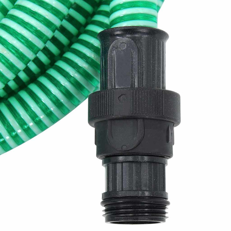 Afbeelding laden in galerijviewer, Vidaxl zuigslang met pvc koppelingen 1,1'' 4 m pvc groen