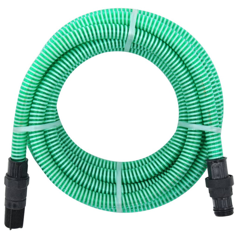 Load image into Gallery viewer, Vidaxl zuigslang met pvc koppelingen 1,1'' 7 m pvc groen