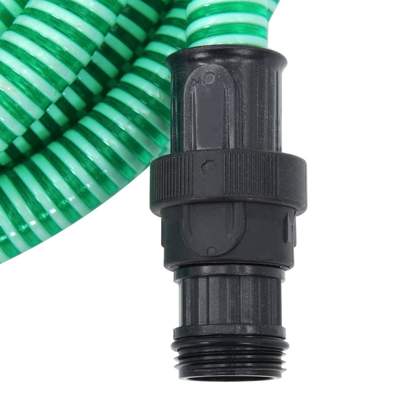 Load image into Gallery viewer, Vidaxl zuigslang met pvc koppelingen 1,1'' 7 m pvc groen