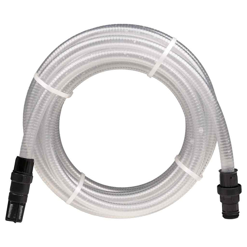 Laden Sie das Bild in Galerie -Viewer, Vidaxl zuigslang met pvc koppelingen 1,1'' 10 m pvc transparant