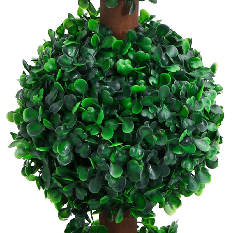 Load image into Gallery viewer, Vidaxl kunstplant met pot buxus bolvorming 90 cm groen