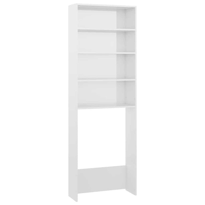 Load image into Gallery viewer, Vidaxl wasmachinekast 64x24x190 cm hoogglans wit