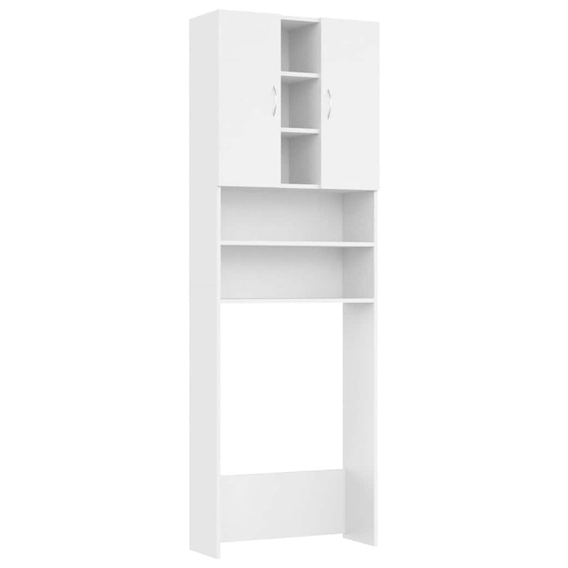 Load image into Gallery viewer, Vidaxl wasmachinekast 64x25,5x190 cm wit