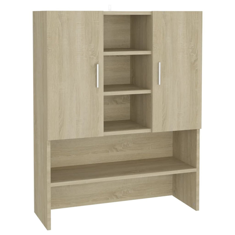 Load image into Gallery viewer, Vidaxl wasmachinekast 70,5x25,5x90 cm sonoma eikenkleurig