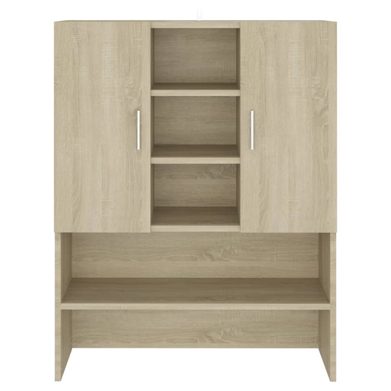 Load image into Gallery viewer, Vidaxl wasmachinekast 70,5x25,5x90 cm sonoma eikenkleurig