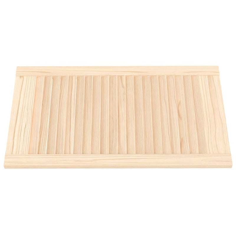Load image into Gallery viewer, Vidaxl kastdeuren met lamellen 2 st 69x39,4 cm massief grenenhout