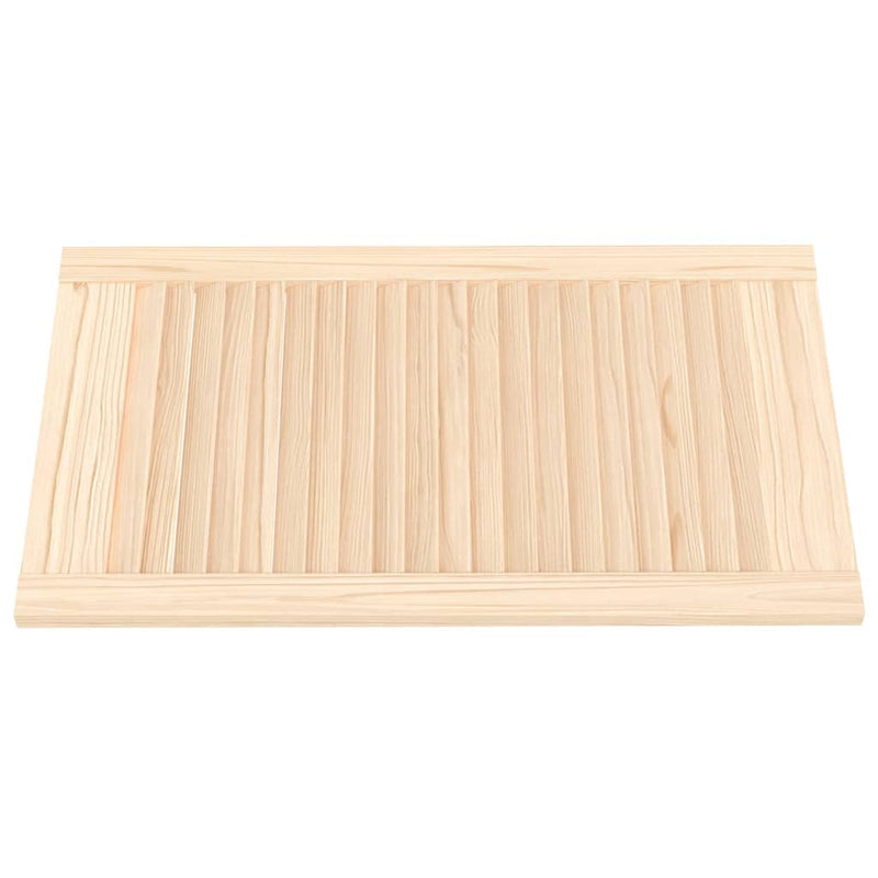 Load image into Gallery viewer, Vidaxl kastdeuren met lamellen 4 st 69x39,4 cm massief grenenhout