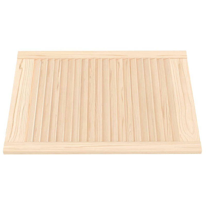 Load image into Gallery viewer, Vidaxl kastdeuren met lamellen 4 st 69x49,4 cm massief grenenhout