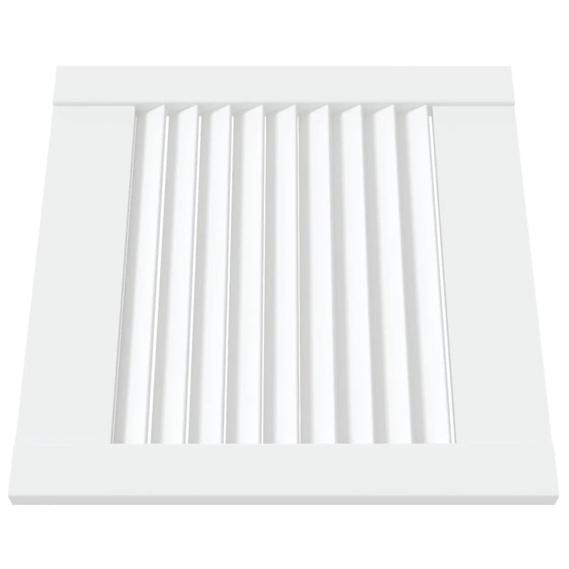 Load image into Gallery viewer, Vidaxl kastdeur met lamellen 39,5x39,4 cm massief grenenhout wit