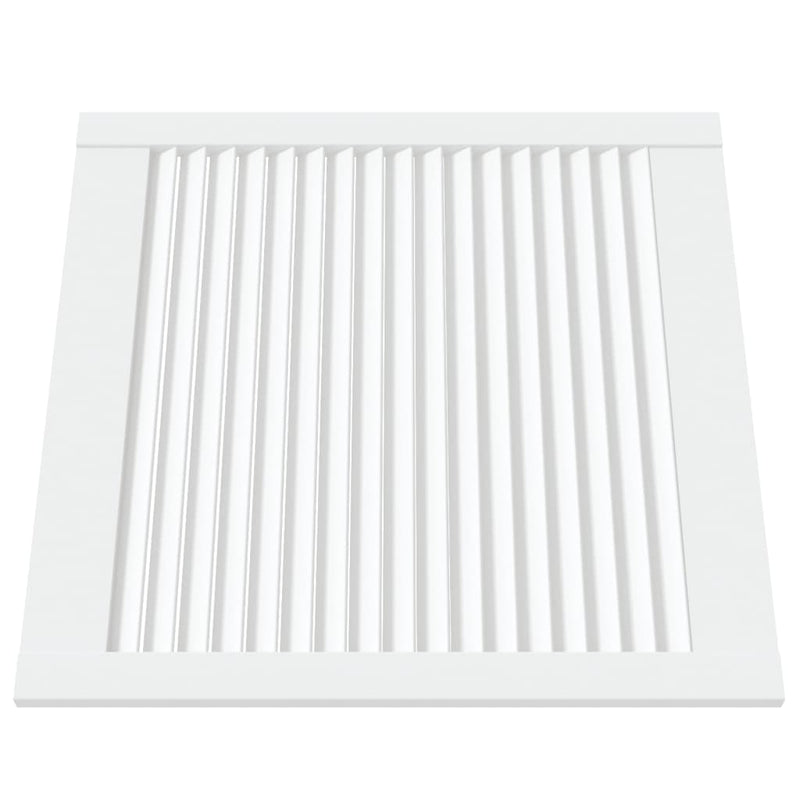 Load image into Gallery viewer, Vidaxl kastdeuren met lamellen 4 st 61,5x59,4 cm grenenhout wit