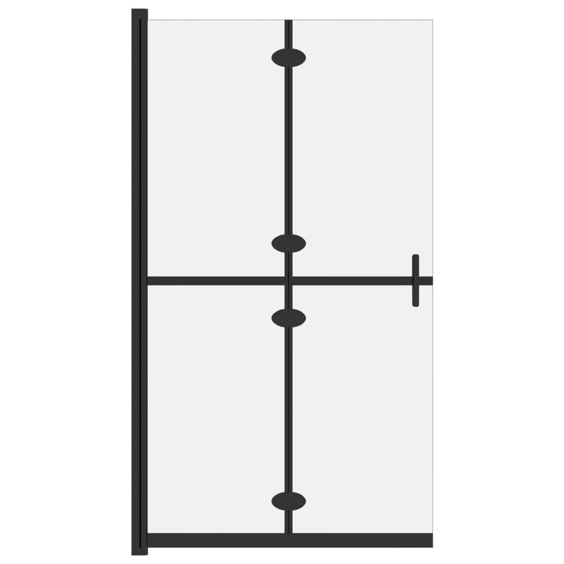 Load image into Gallery viewer, Vidaxl inloopdouchewand inklapbaar 100x190 cm esg-glas mat