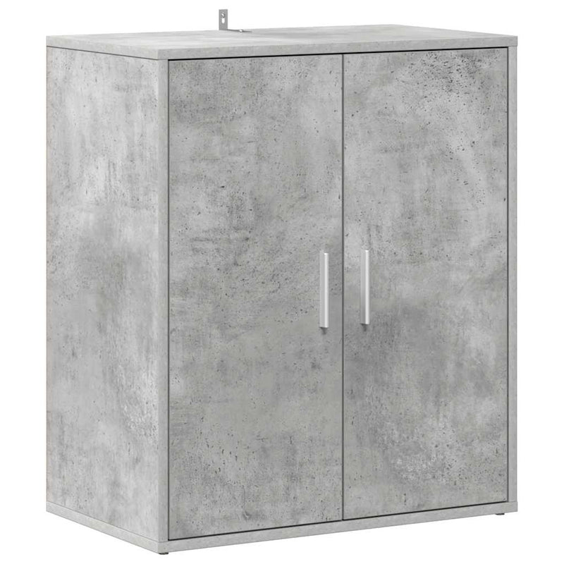 Load image into Gallery viewer, Vidaxl schoenenkast 60x35x70 cm bewerkt hout betongrijs