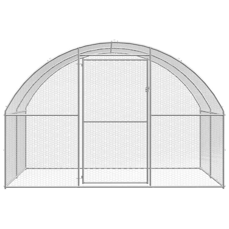 Load image into Gallery viewer, Vidaxl kippenren 3x2x2 m gegalvaniseerd staal