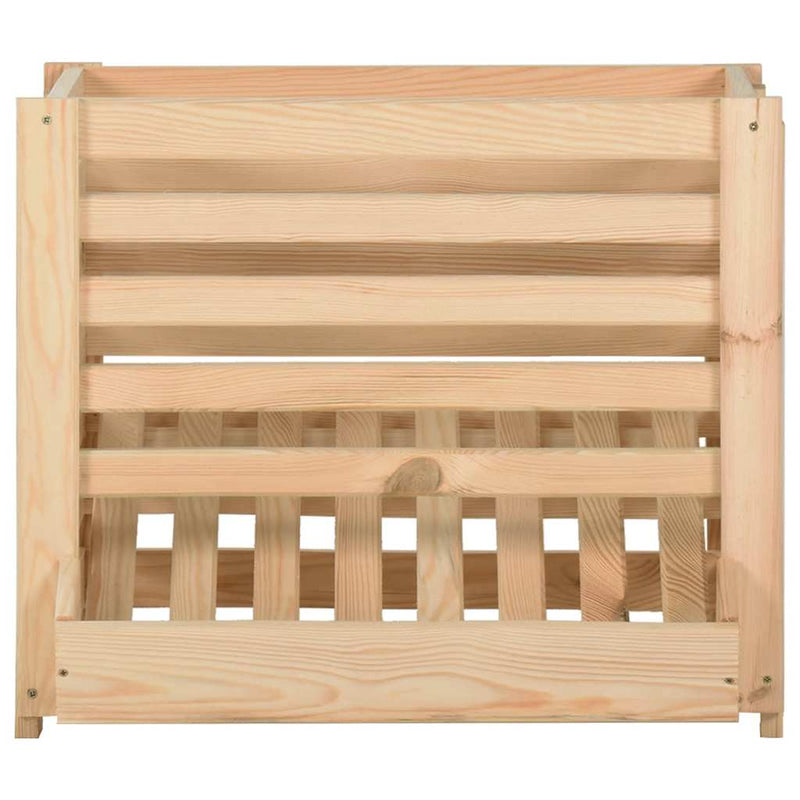 Load image into Gallery viewer, Vidaxl aardappelkist 60x40x50 cm massief grenenhout