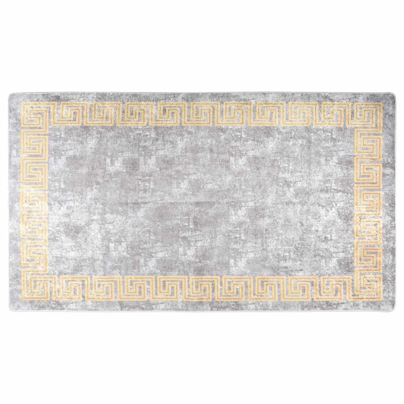 Afbeelding laden in galerijviewer, Vidaxl vloerkleed wasbaar anti-slip 190x300 cm grijs