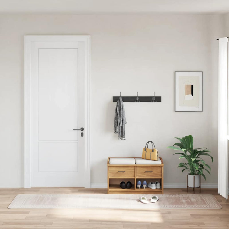 Load image into Gallery viewer, Vidaxl vloerkleed wasbaar anti-slip 80x300 cm beige