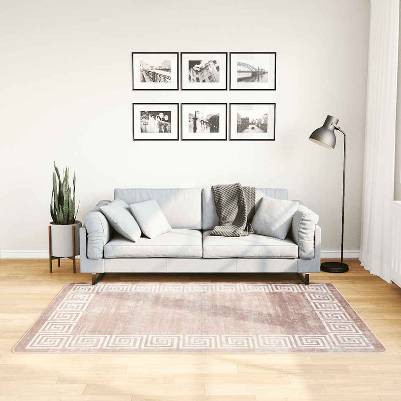 ギャラリービューアに画像をロードする, Vidaxl vloerkleed wasbaar anti-slip 120x180 cm beige