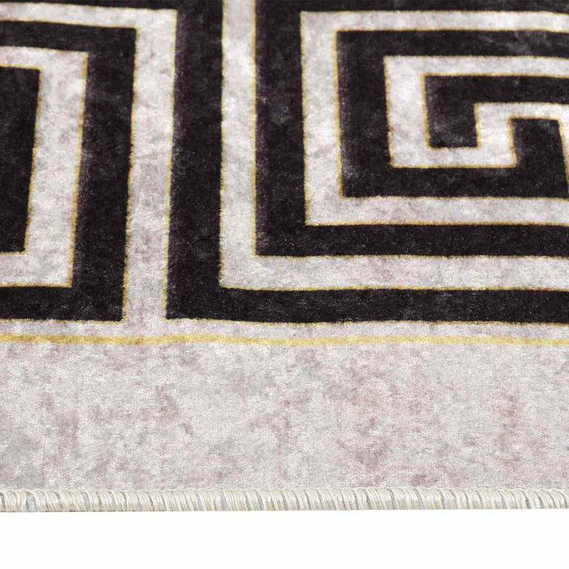 Chargez l'image dans la visionneuse de la galerie, Vidaxl vloerkleed wasbaar anti-slip 160x230 cm lichtbeige