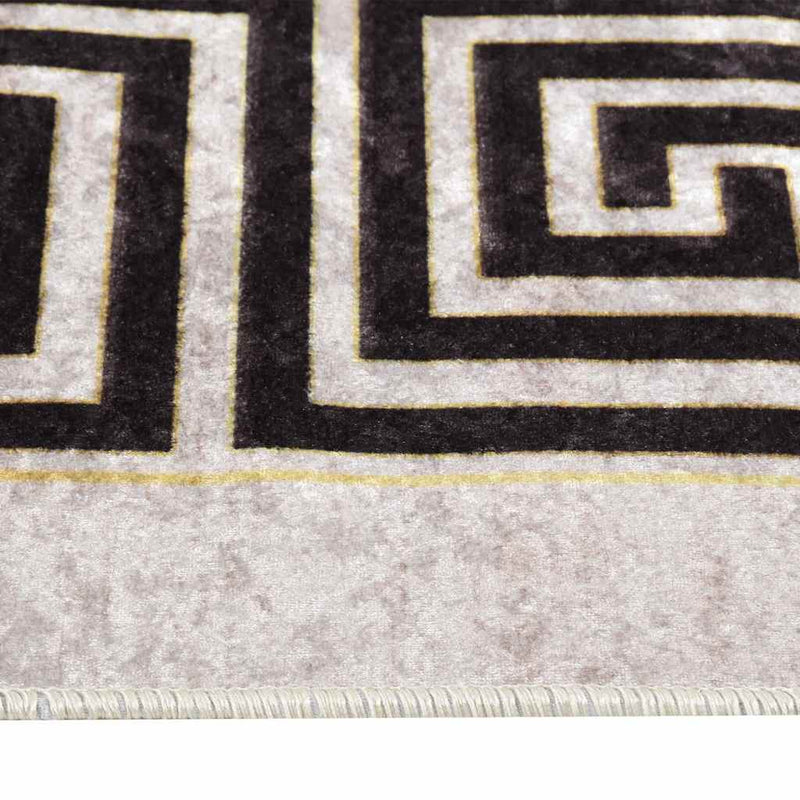 Chargez l'image dans la visionneuse de la galerie, Vidaxl vloerkleed wasbaar anti-slip 160x230 cm lichtbeige