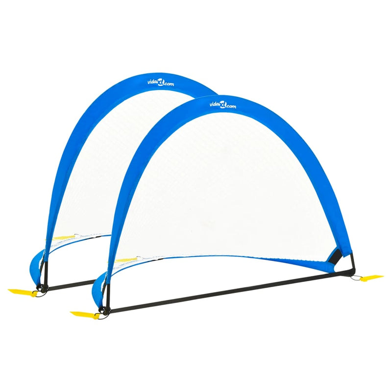 Load image into Gallery viewer, Vidaxl 2 st kindervoetbaldoelen met opbergtas 183x117,5x120,5 cm