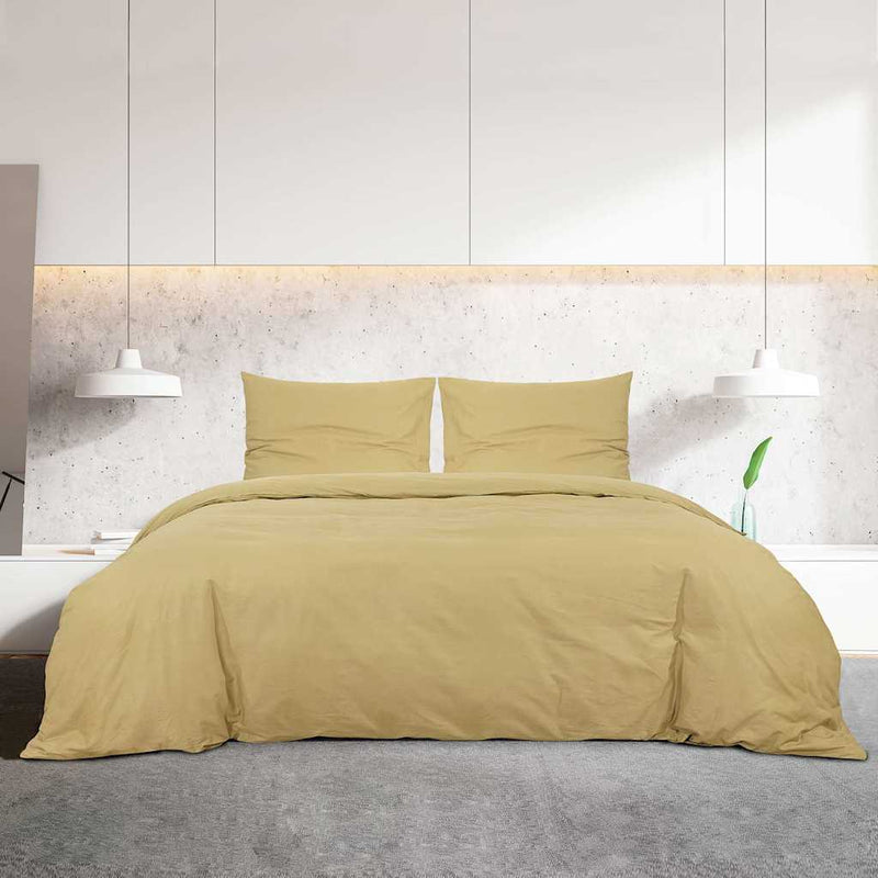 ギャラリービューアに画像をロードする, Vidaxl dekbedovertrekset lichtgewicht 200x200 cm microvezel taupe