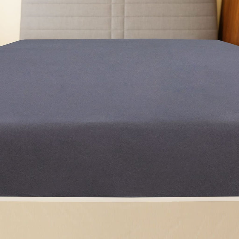 Load image into Gallery viewer, Vidaxl hoeslakens 2 st jersey 90x200 cm katoen antracietkleurig