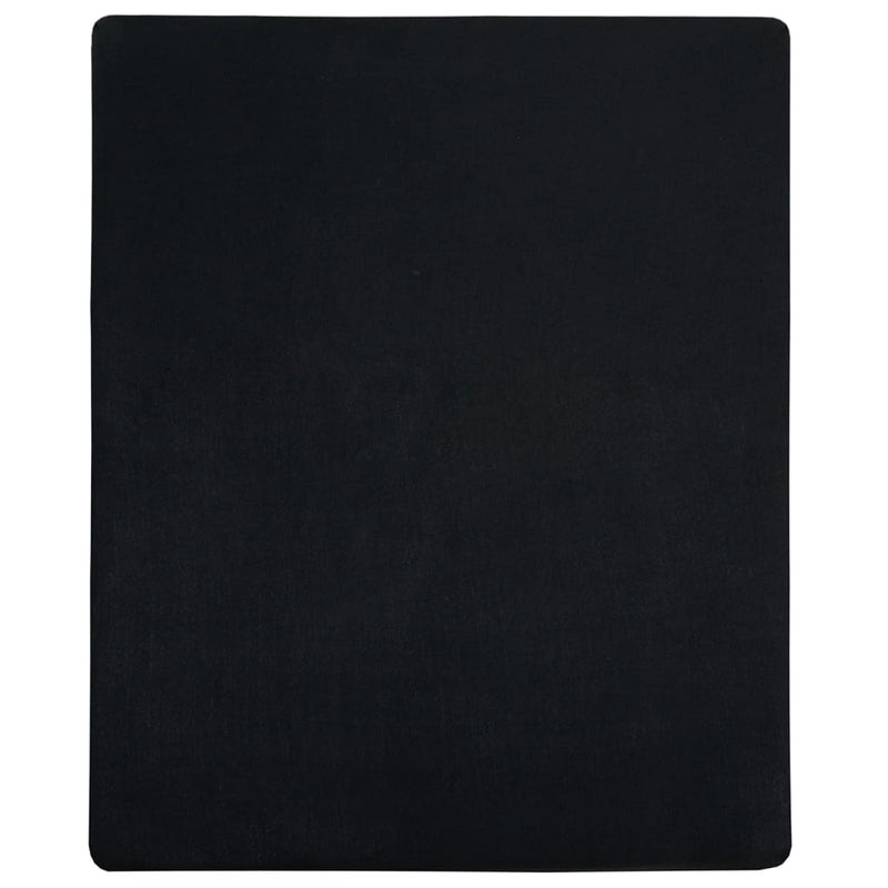 Load image into Gallery viewer, Vidaxl hoeslaken jersey 180x200 cm katoen zwart