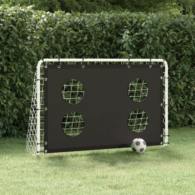 Load image into Gallery viewer, Vidaxl voetbaldoeltrainingsdoel 184x61x122 cm staal