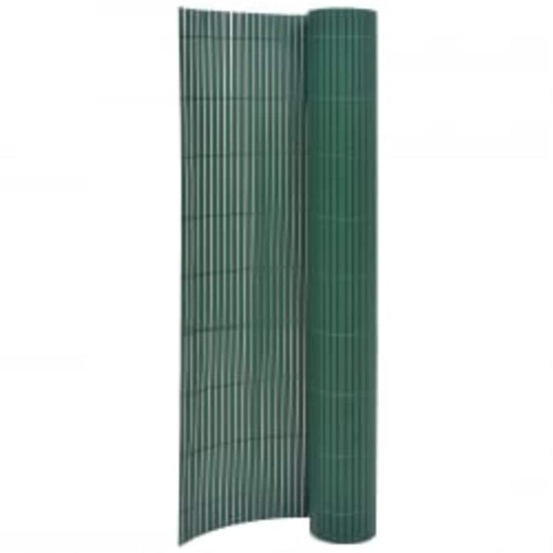 Load image into Gallery viewer, Vidaxl tuinafscheiding dubbelzijdig 90x400 cm groen