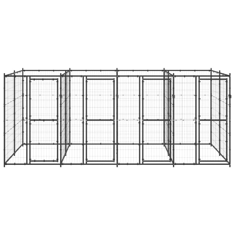 Load image into Gallery viewer, VidaXL Hondenkennel 9,68 m² staal
