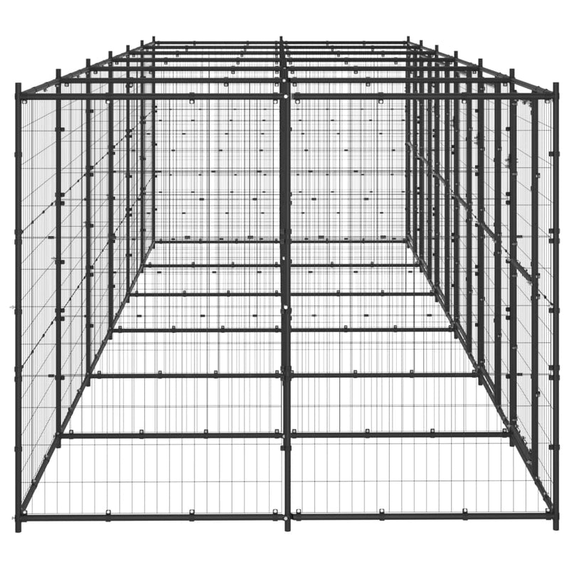 Load image into Gallery viewer, VidaXL Hondenkennel 14,52 m² staal
