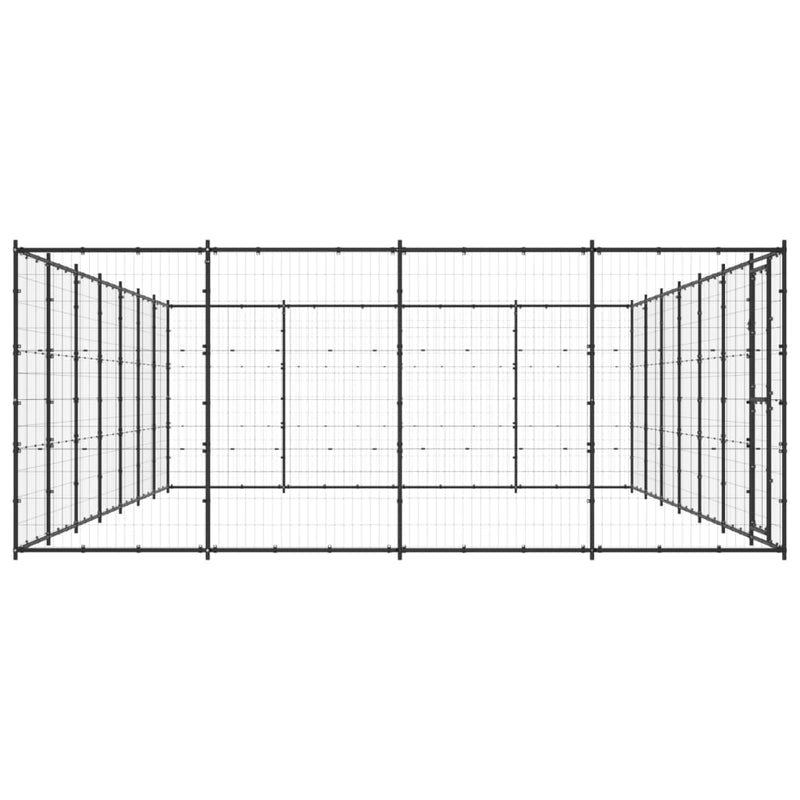 Load image into Gallery viewer, VidaXL Hondenkennel 33,88 m² staal
