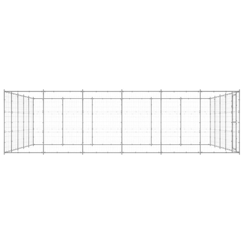 Load image into Gallery viewer, VidaXL Hondenkennel 36,3 m² gegalvaniseerd staal