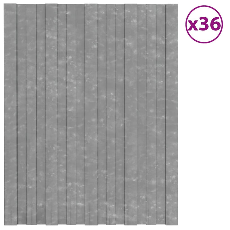 Load image into Gallery viewer, Vidaxl dakpanelen 36 st 60x45 cm gegalvaniseerd staal zilverkleurig