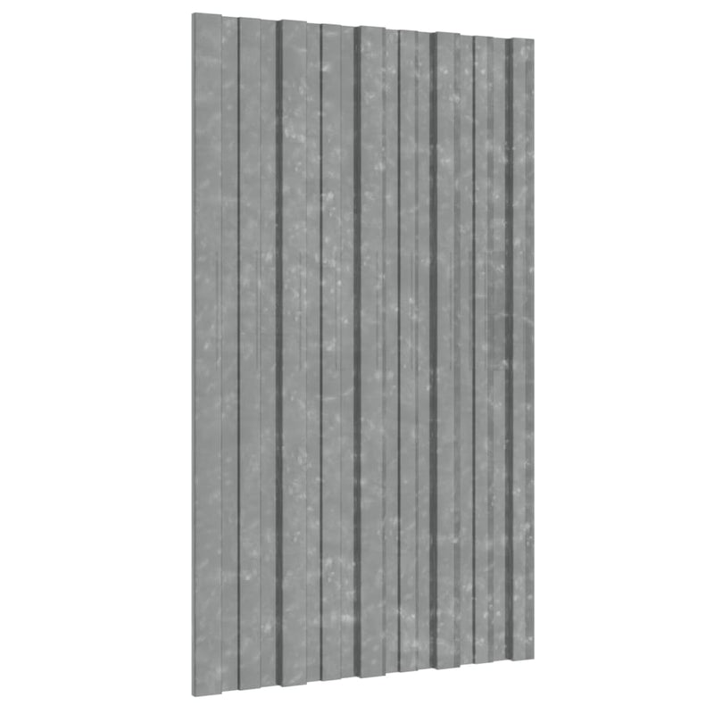 Load image into Gallery viewer, VidaXL Dakpanelen 36 st 80x45 cm gegalvaniseerd staal zilverkleurig