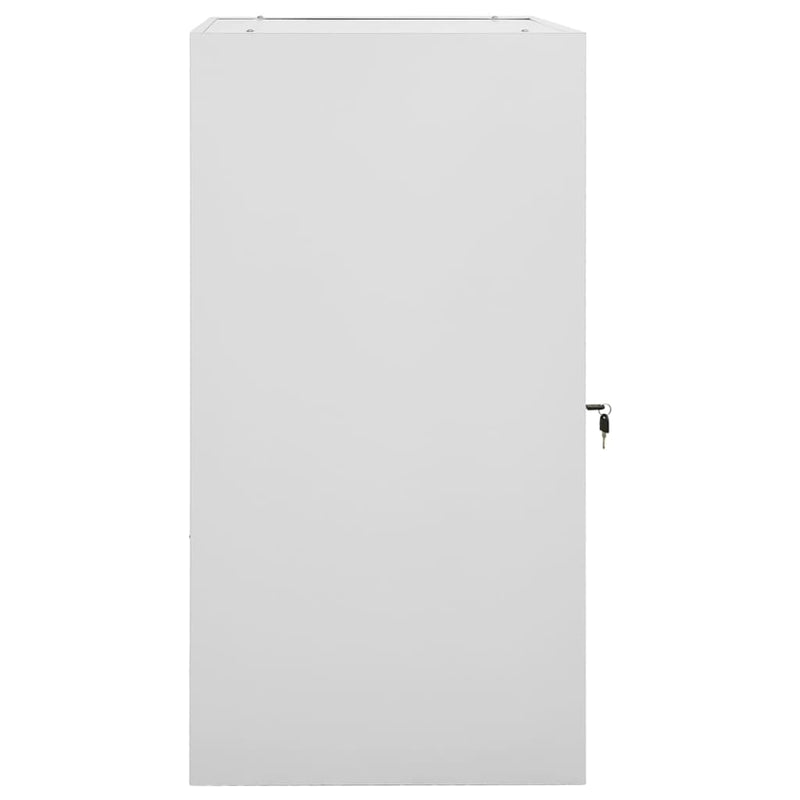 Load image into Gallery viewer, Vidaxl zadelkast 53x53x105 cm staal lichtgrijs