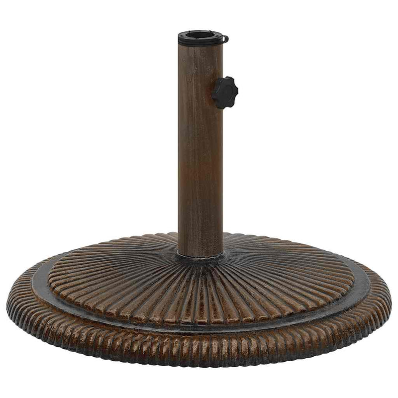 Afbeelding laden in galerijviewer, Vidaxl parasolvoet 45x45x30 cm gietijzer bronskleurig
