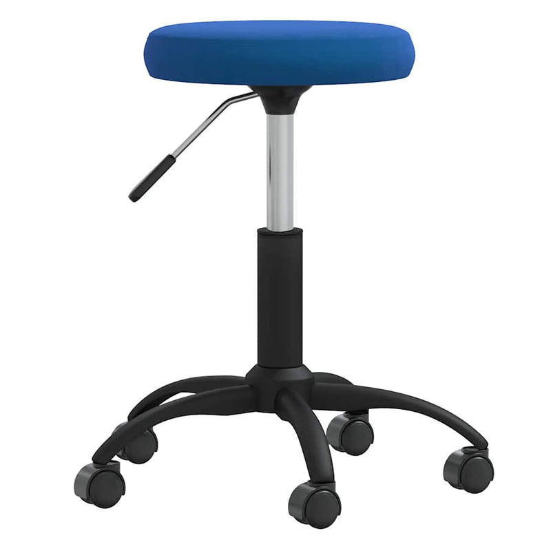 Afbeelding laden in galerijviewer, Vidaxl massagekruk fluweel blauw