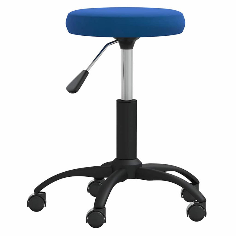 Afbeelding laden in galerijviewer, Vidaxl massagekruk fluweel blauw