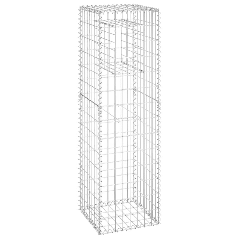Load image into Gallery viewer, Vidaxl schanskorf palen 2 st 40x40x140 cm ijzer