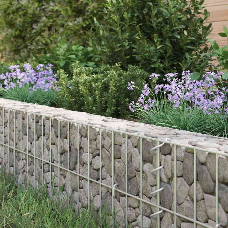 Load image into Gallery viewer, Vidaxl gabion plantenbak verhoogd 400x100x20 cm gegalvaniseerd staal
