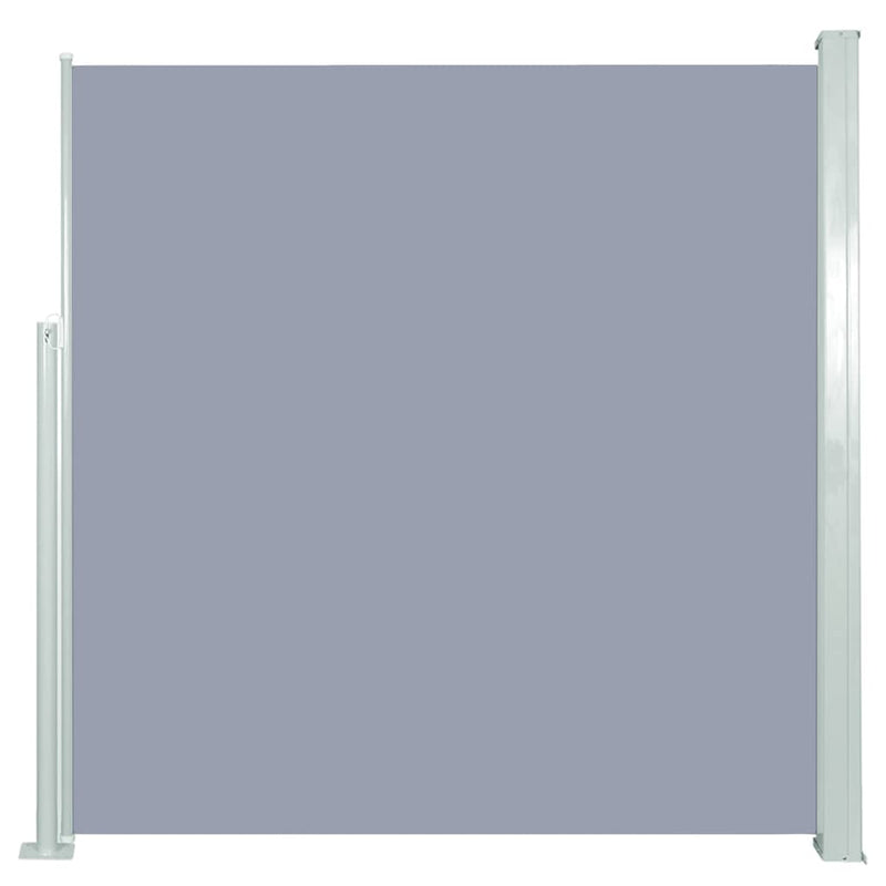 Load image into Gallery viewer, VidaXL Tuinscherm uittrekbaar 140x300 cm grijs