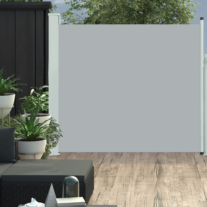 Load image into Gallery viewer, VidaXL Tuinscherm uittrekbaar 170x300 cm grijs