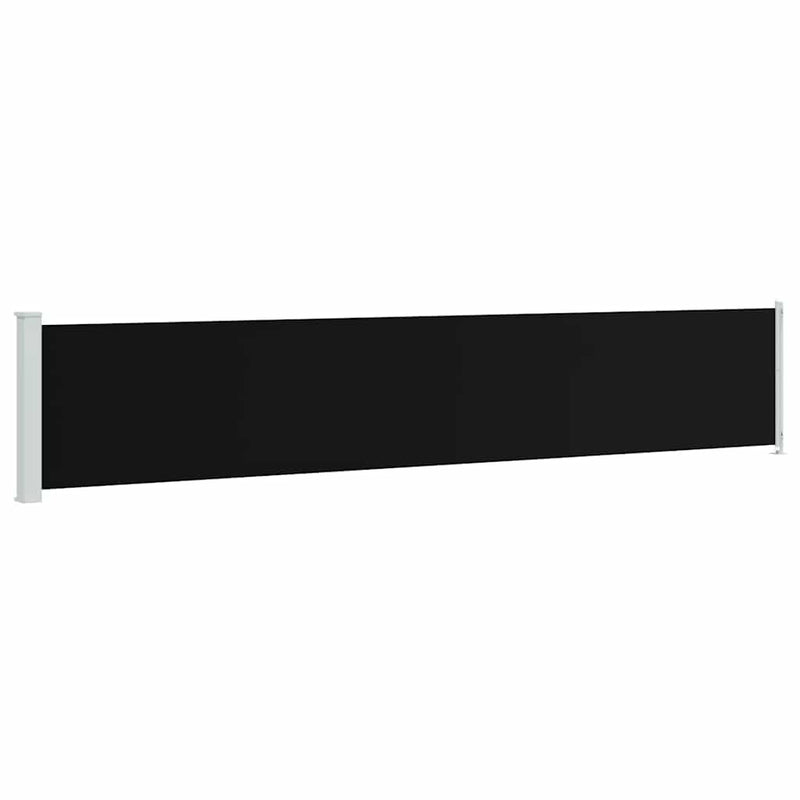 Load image into Gallery viewer, Vidaxl tuinscherm uittrekbaar 117x600 cm zwart