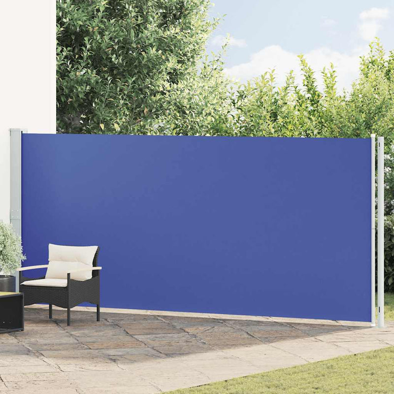 Load image into Gallery viewer, Vidaxl tuinscherm uittrekbaar 180x600 cm blauw
