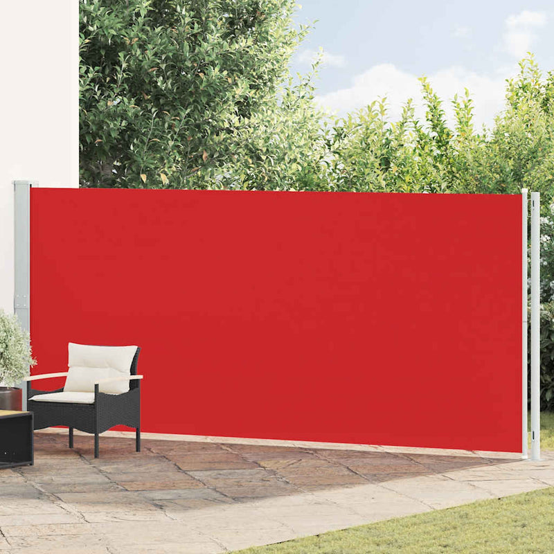 Load image into Gallery viewer, Vidaxl tuinscherm uittrekbaar 180x600 cm rood
