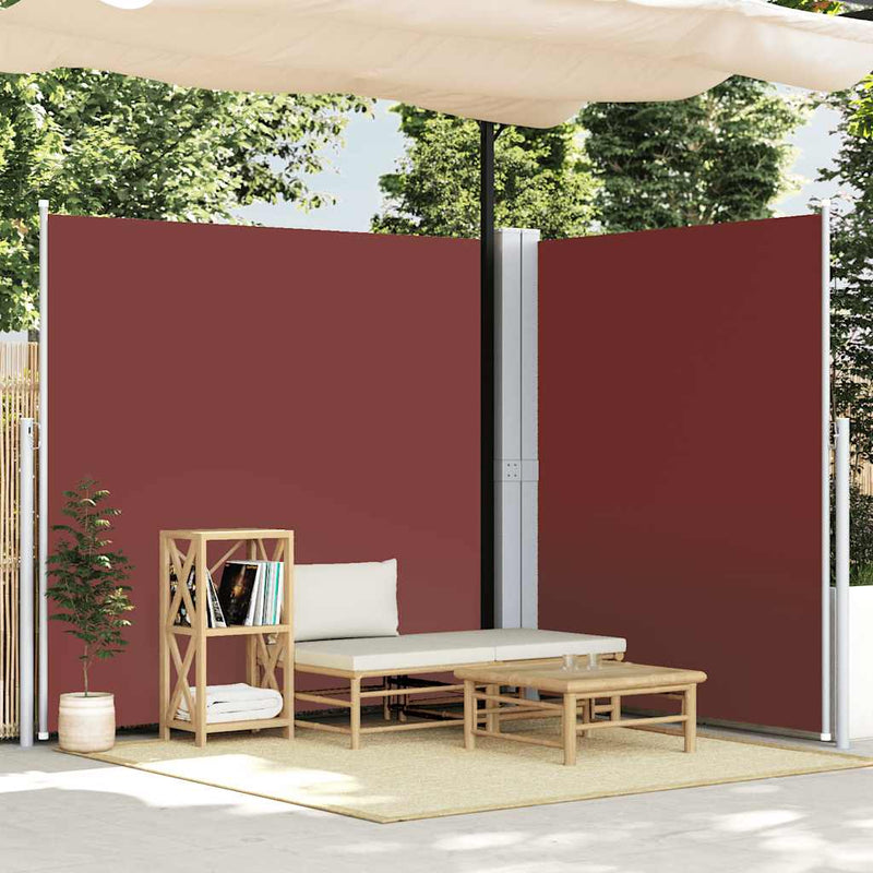 Load image into Gallery viewer, Vidaxl windscherm uittrekbaar 220x600 cm bruin