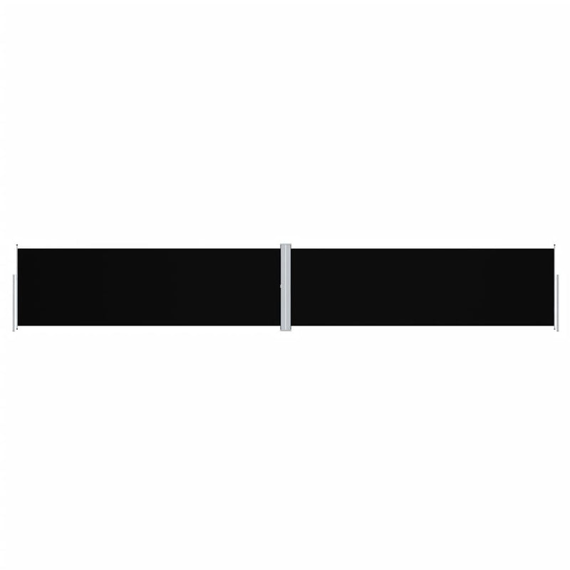 Load image into Gallery viewer, Vidaxl windscherm uittrekbaar 160x1000 cm zwart